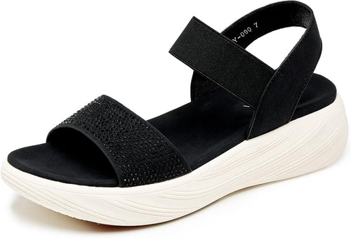 STYVELLA lightweight double strap platform sandal