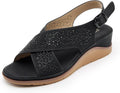 STYVELLA sparkly slingback wedge sandal