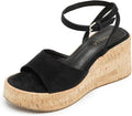 STYVELLA platform wedge ankle strap sandal